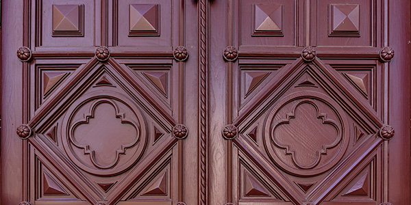 Geometric Patterns Door